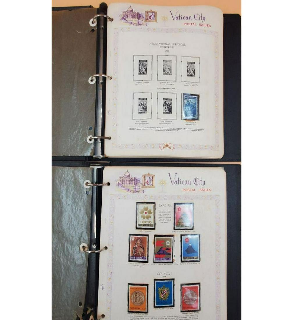 2 Books of Vatican City Stamps. Vol. 1 (1935-1969), Vol 2 (1970- 1973) (1 of 10)