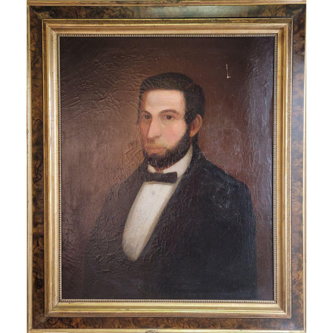 American School Portrait Painting 19th Century (1 of 11)