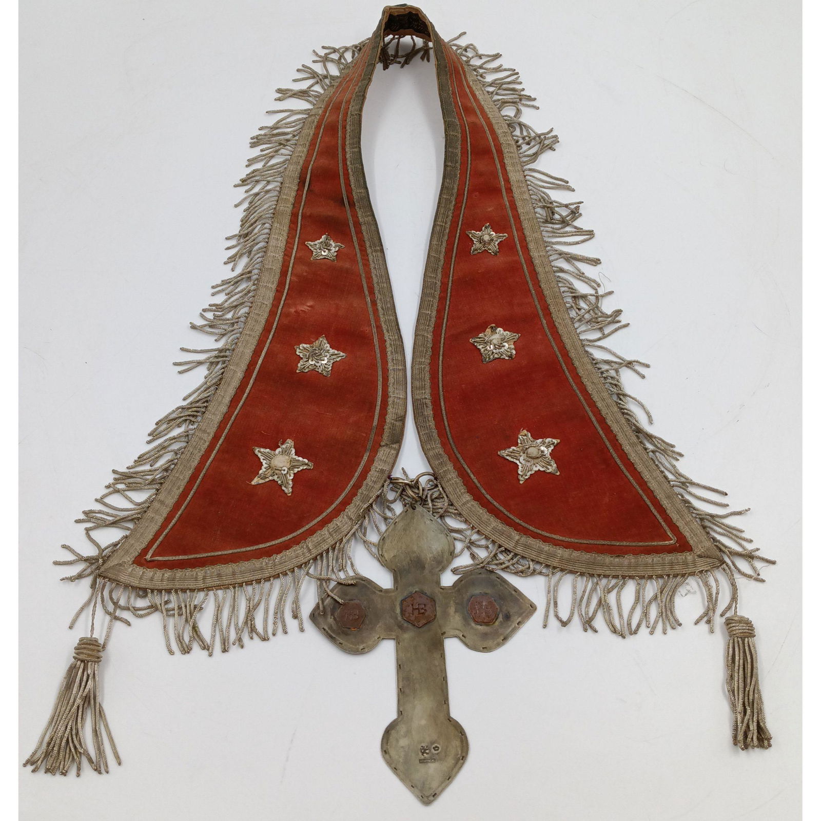 Hudson Bay Silver Trade Cross, Montreal, On A Ward & Stilson Presentation Collar (1 of 13)