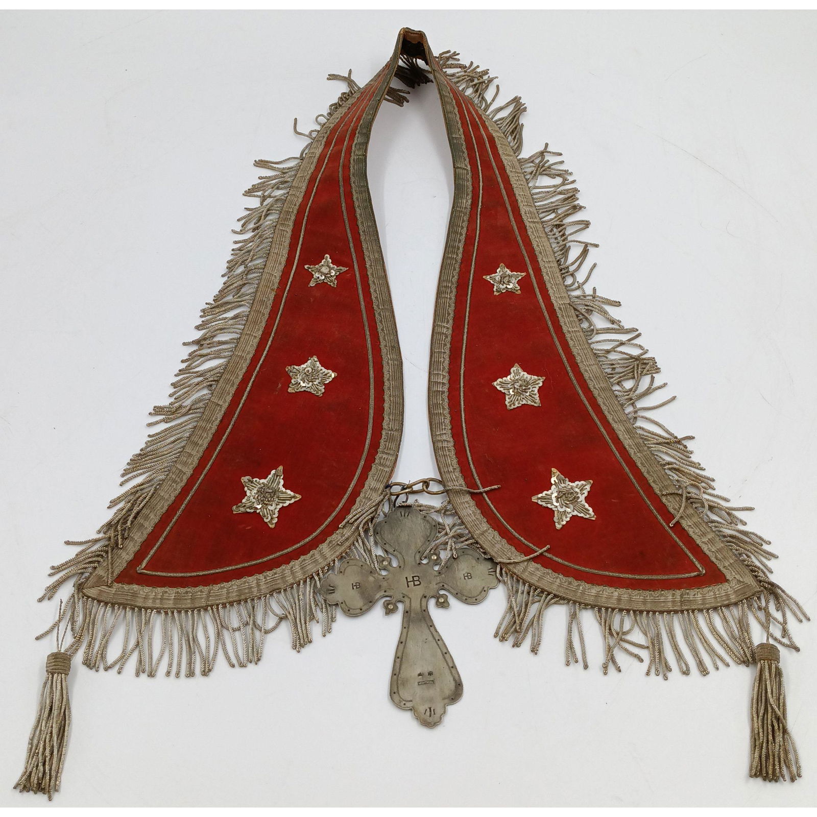 Hudson Bay Silver Trade Cross, Montreal, On A Ward & Stilson Presentation Collar (1 of 13)