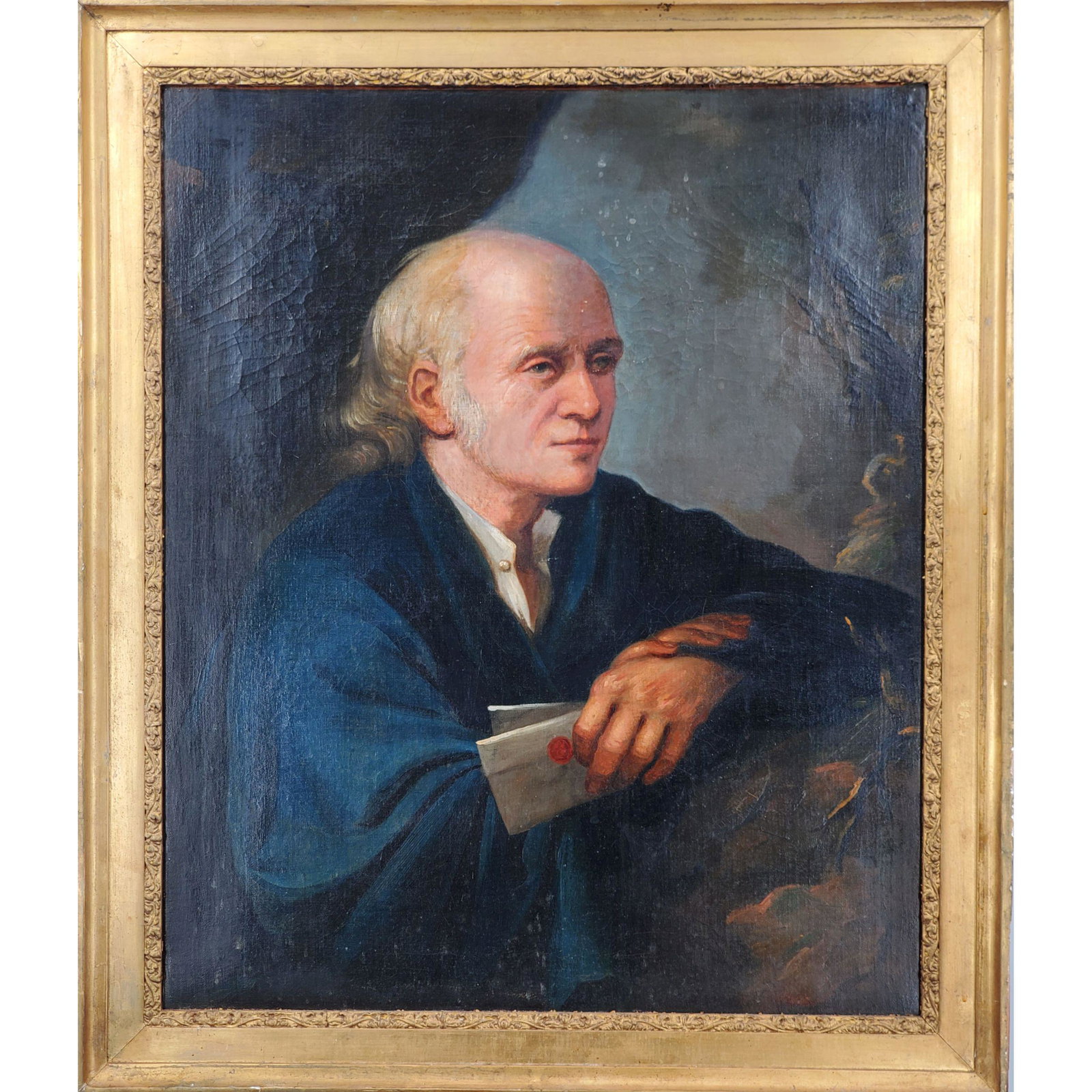 Antique 18th-19th Century Portrait Painting (1 of 15)
