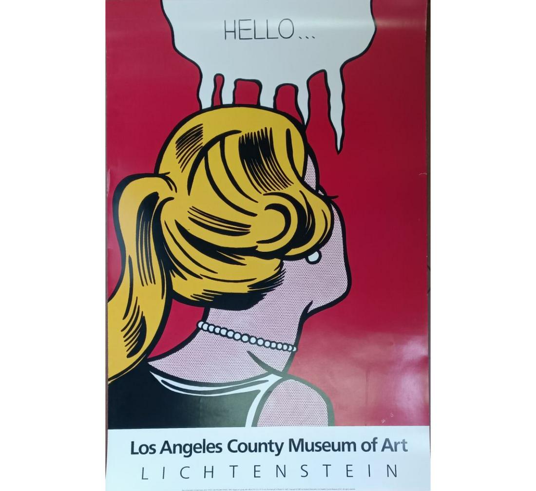 A Roy Lichtenstein Offset-Lithographic Poster LACMA (Cold Shoulder), 1987 (1 of 6)