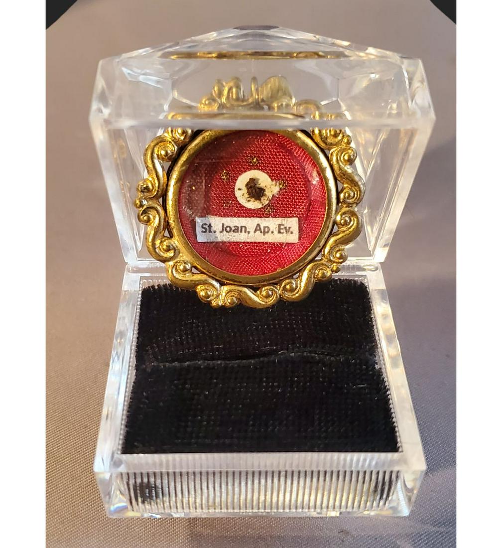 1st Class Relic Of Saint John The Apostle And Evangelist. (1 of 6)