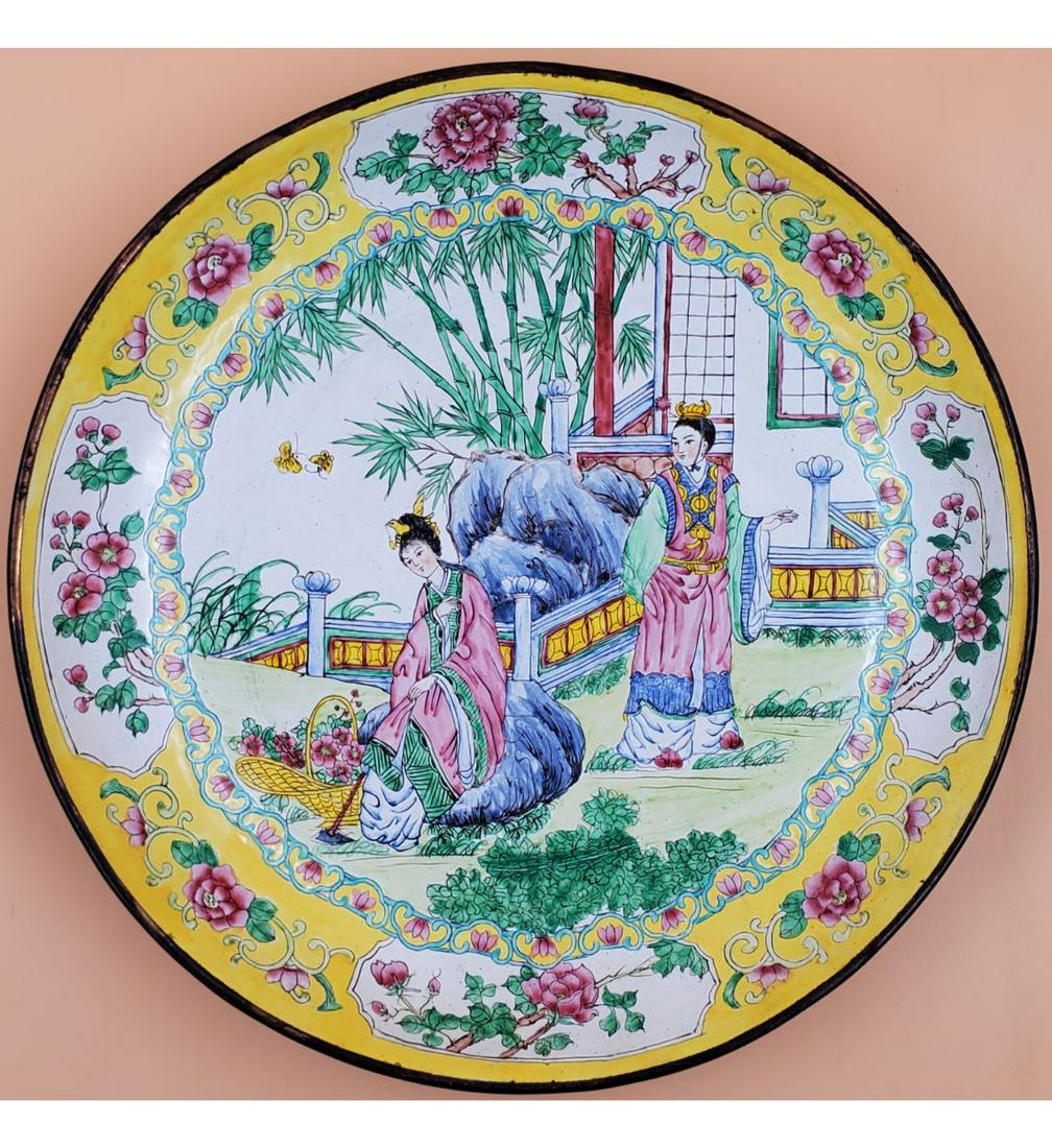 Antique Chinese Famille Rose Enamel Bowl Qing Period (1 of 10)