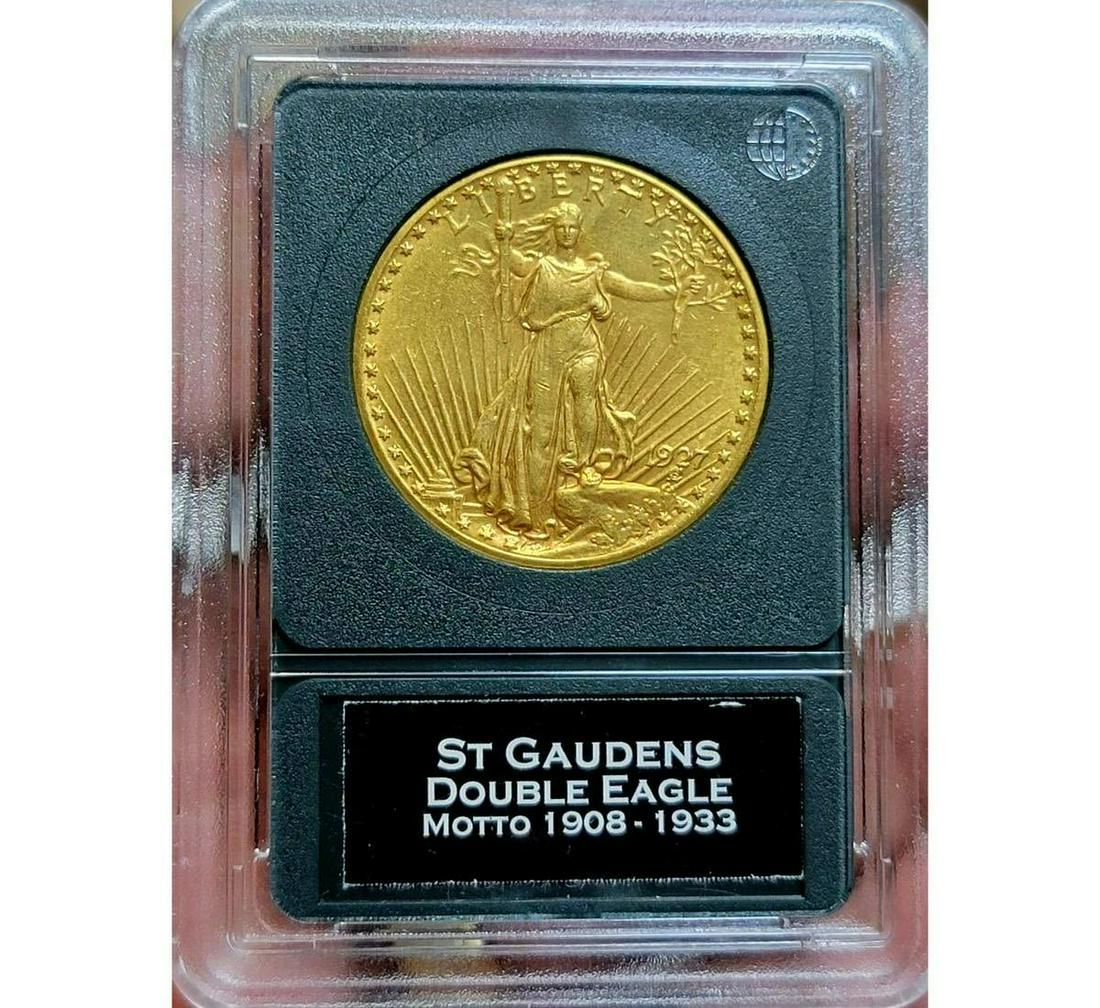 Rare 1927 St. Gaudens $20 Double Eagle Gold Coin (1 of 5)