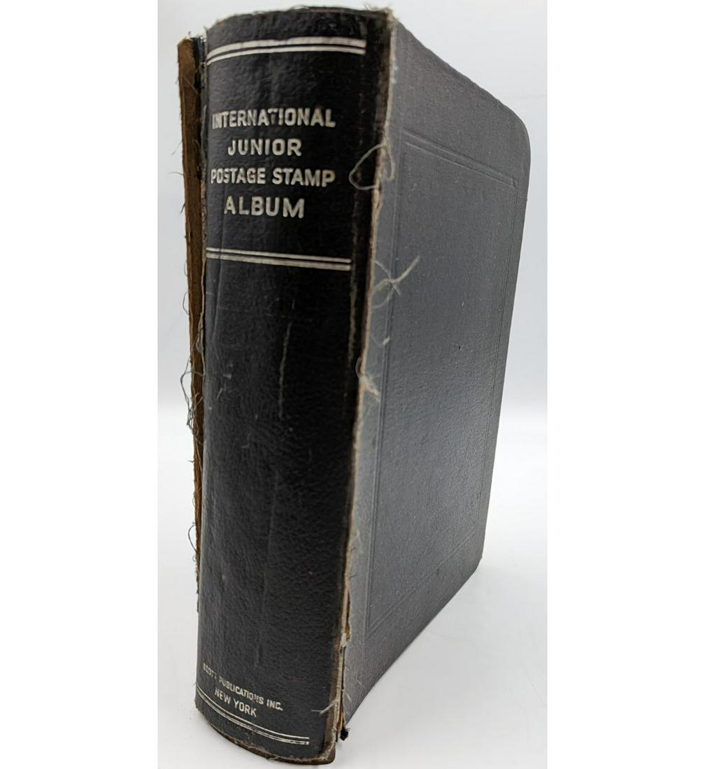 An Old International Stamp Album By Scott, Contains Approx. 4500 Stamps, Likely 1940's (1 of 15)