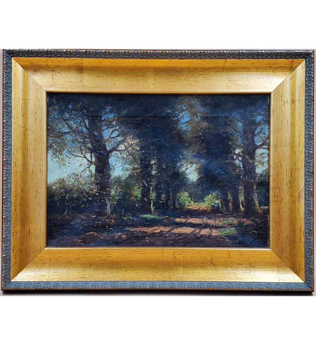 Framed 19th Century Dutch Oil on Canvas Landscape (1 of 9)