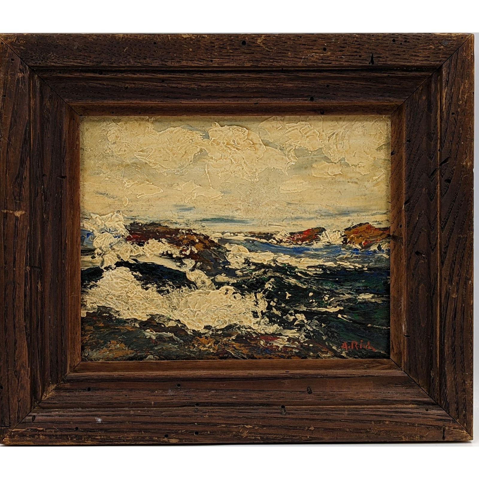 A Signed Oil On Canvas Impressionist Landscape Painting Attributed To Alfred William Rich (1 of 8)