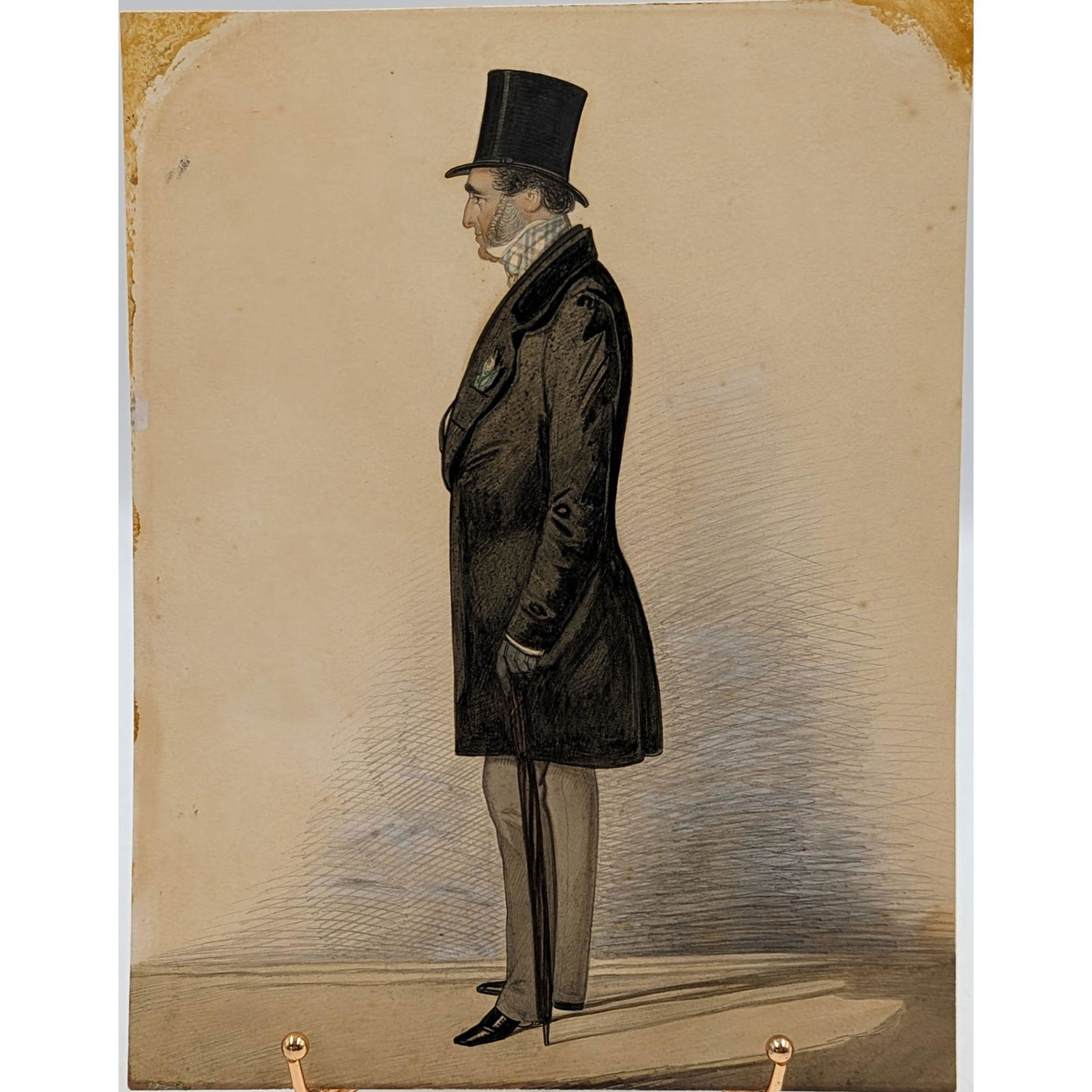 Richard Dighton Watercolor Portrait Of Sen. Richard Stubbs (1802-1866) (1 of 10)