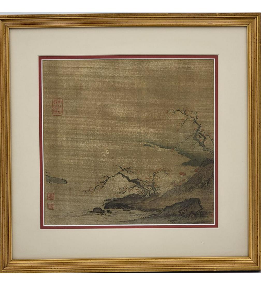 A Very Fine Chinese Yuan Landscape Painting With Seal Marks (1 of 13)