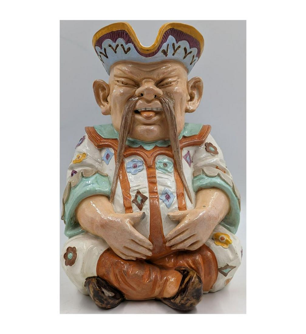 Large 19-20th Century Chinoiseries Toby Jug, W&R Maker (1 of 14)