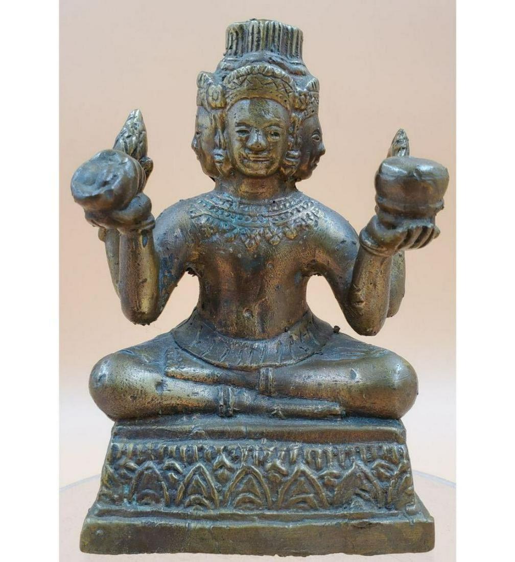Bronze Tibetan Buddhist Statue (1 of 11)