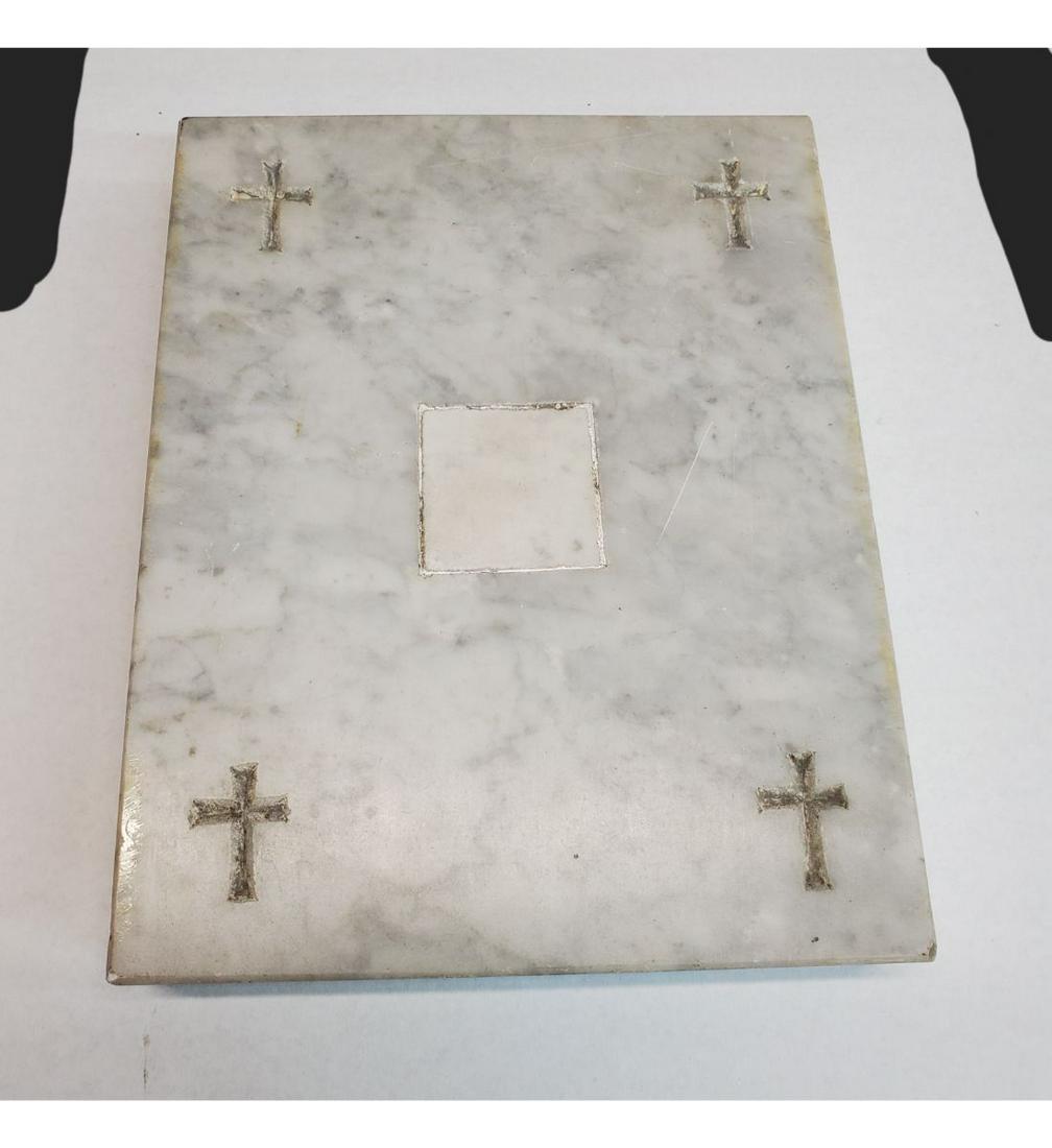A Very Traditional Marble Altar Stone Circa 1870 (1 of 6)