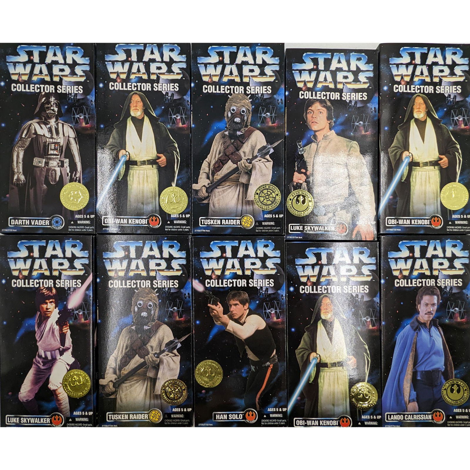 Set Of 12 "Star Wars" Action Figures, 1996, Mostly Duplicates (1 of 13)