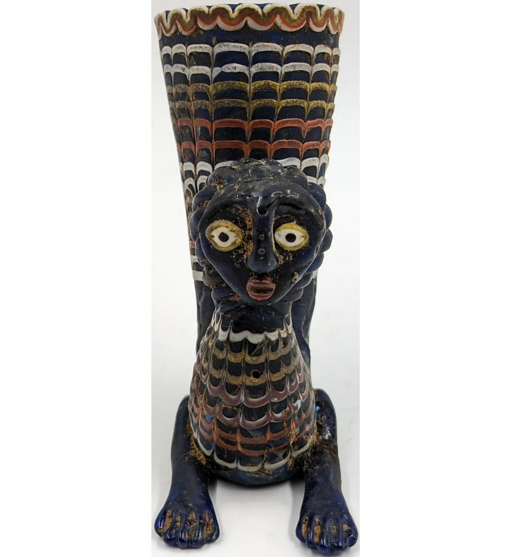 Super Rare Phoenician Mosaic Rhyton With A Humanoid Face, Mediterranean 1500-500 B.C. (1 of 15)