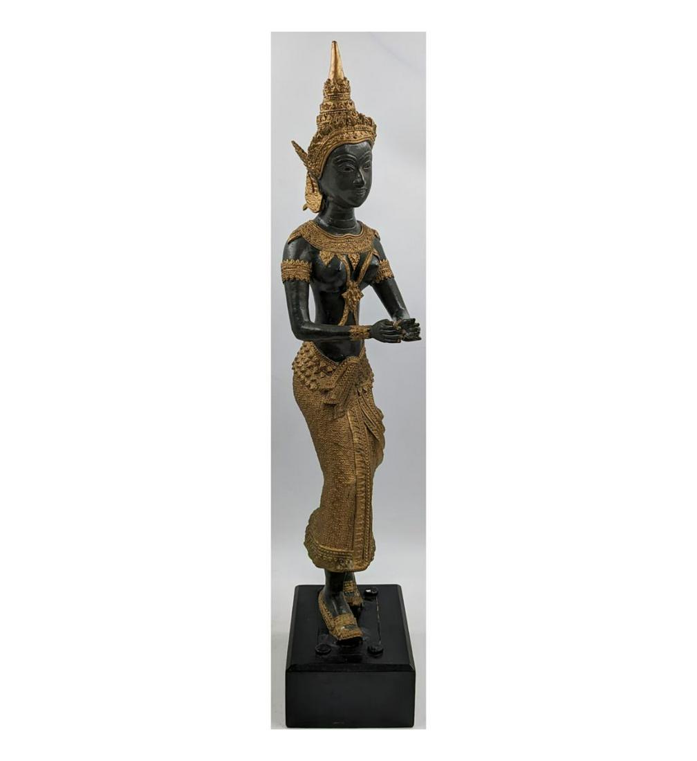 Vintage Bronze Thai Teppanom Dancer Sculpture (1 of 13)