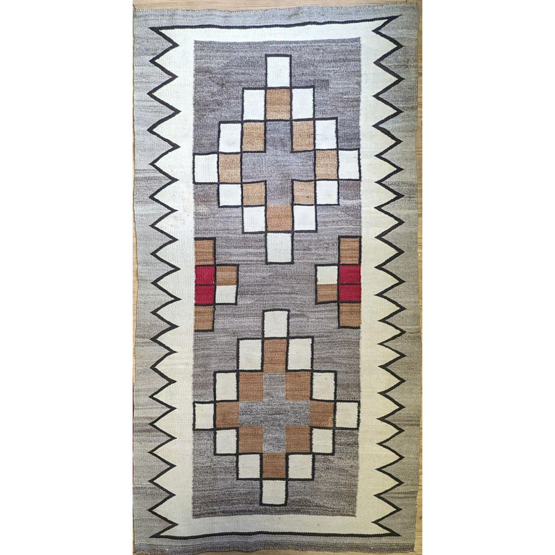 A Fine Native American Rug, Possibly Navajo (1 of 9)
