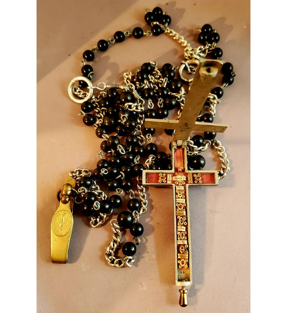 Superb Nuns 7 - Decade Side  Rosary With Relic Cross Of Many Saints (1 of 7)