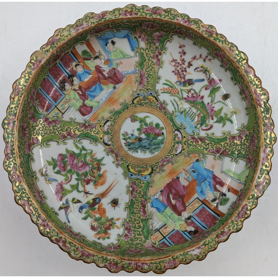 Chinese Rose Mandarin Bowl, 19th Century (1 of 15)