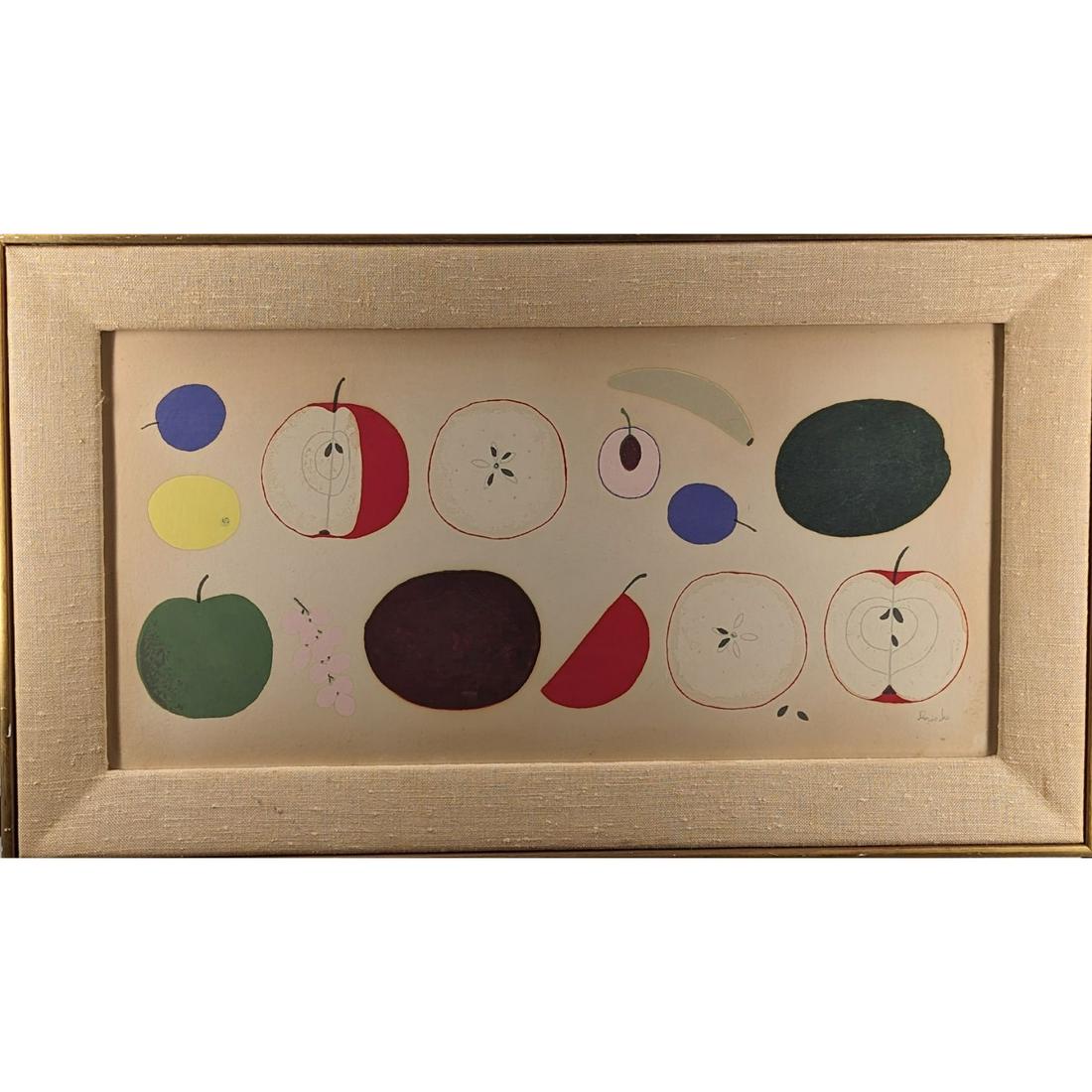 Doris Lee (American, 1905-1983) Pencil-Signed Serigraph Of Fruit (1 of 5)