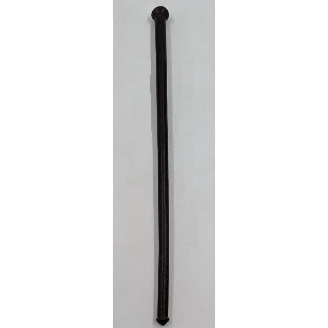 Antique 19th Century African Zulu Knobkerrie Club: Antique 19th Century African Zulu Knobkerrie Club. Measures approx. 25" long. Please carefully read our terms of sale, shipping information, and request any condition reports or photos prior to placin