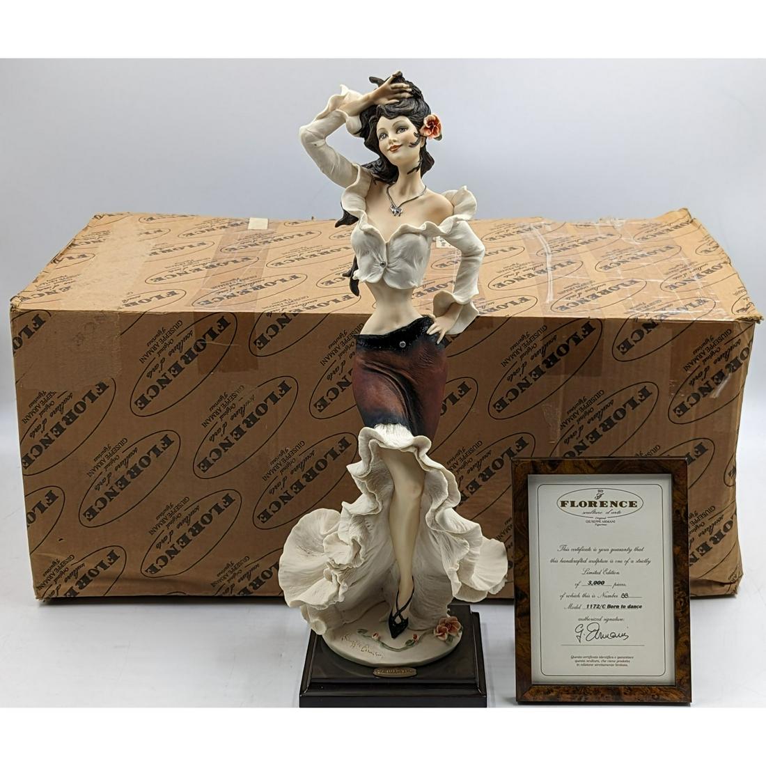 Giuseppe Armani Figurine: Limited Edition 88/3000 "Born To Dance" 1172C With Original Box (1 of 13)
