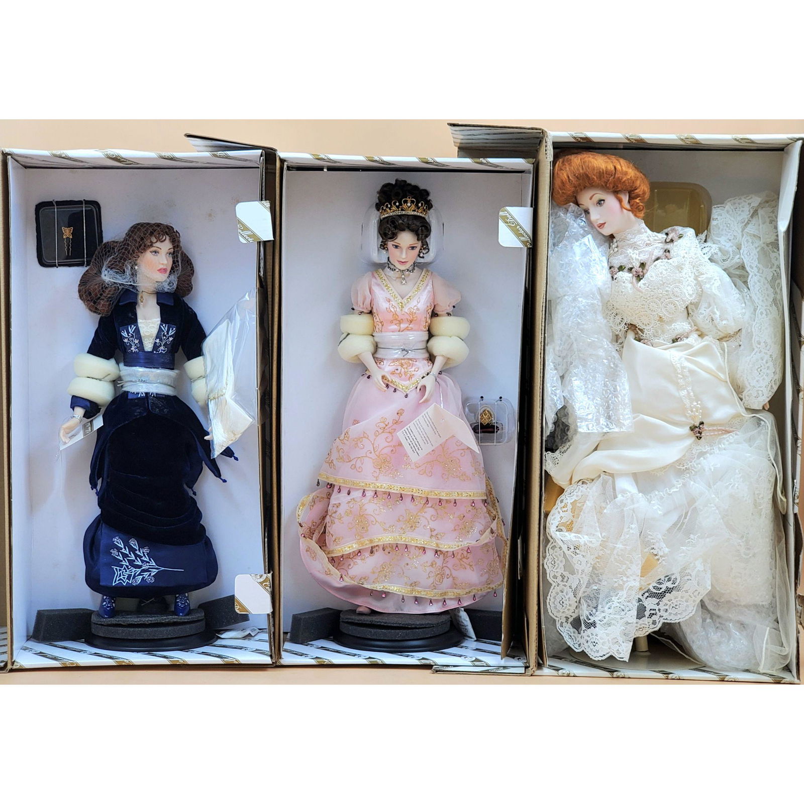 Lot of 3  Franklin Mint Dolls in Original Boxes (1 of 11)