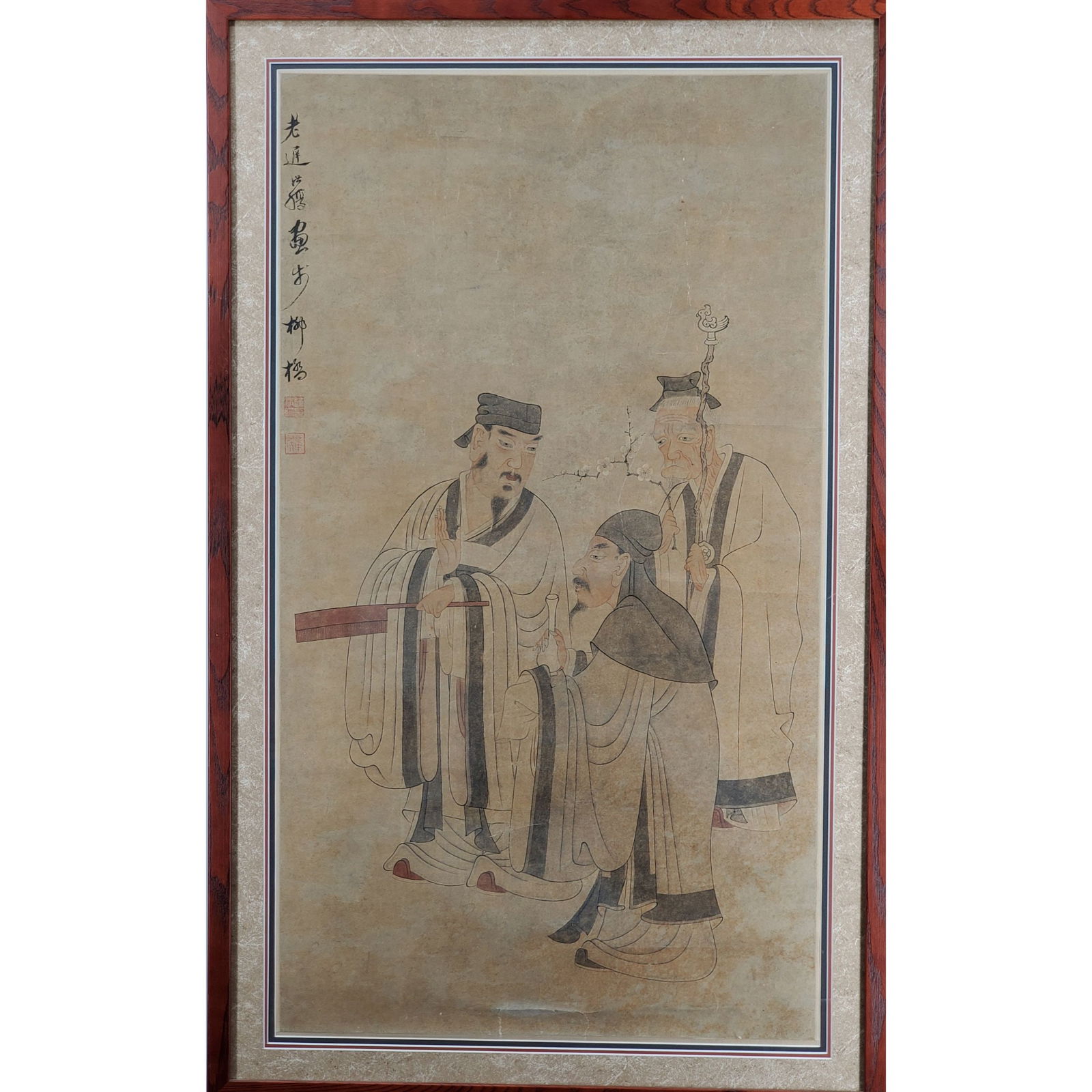A Large Antique Chinese Painting in Tang or Song Style (1 of 19)