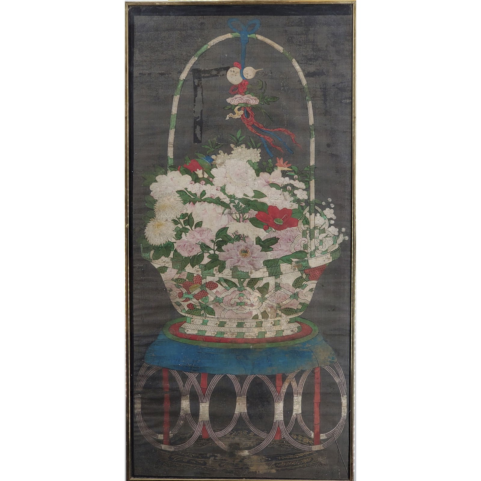 18th/19th C Chinese or Japanese Painting on Silk (1 of 19)