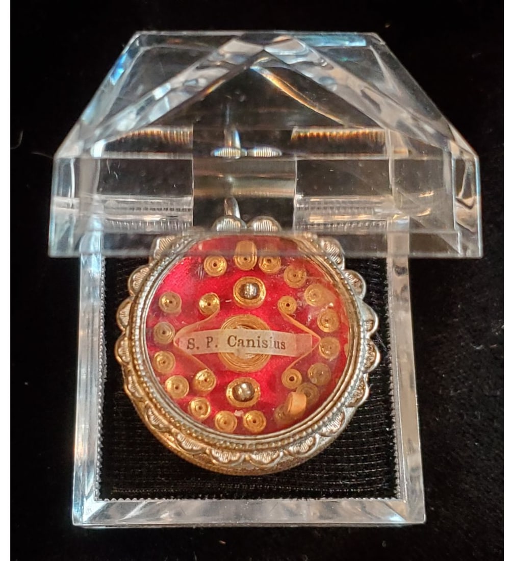 1st class relic of Saint Peter Canisius, a Dutch Jesuit Priest (1 of 6)