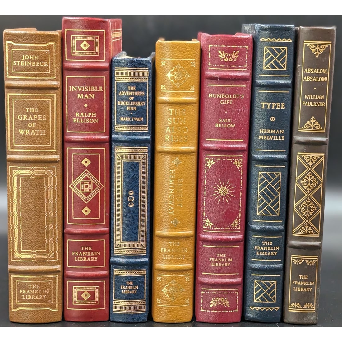 Lot Of 7 Franklin Library Leather Bound Classic Fictional Novels (1 of 6)