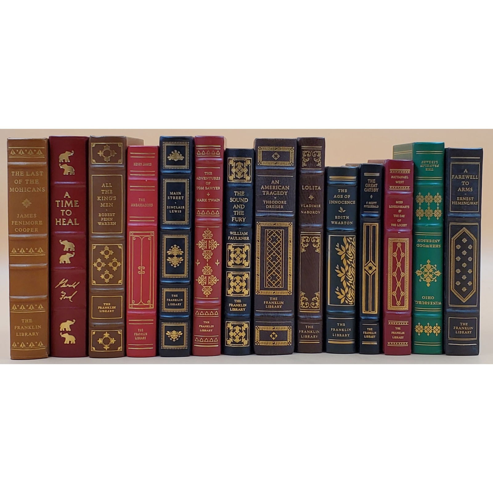 Lot of 14 Franklin Library Leather Bound Fiction Books (1 of 17)