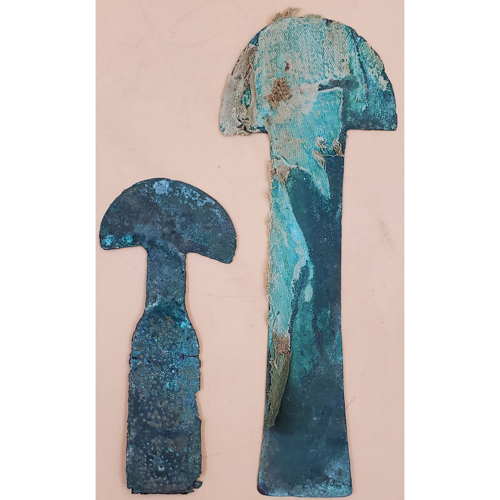 A Pair of Pre-Colombian Moche Copper Tumi (1 of 20)
