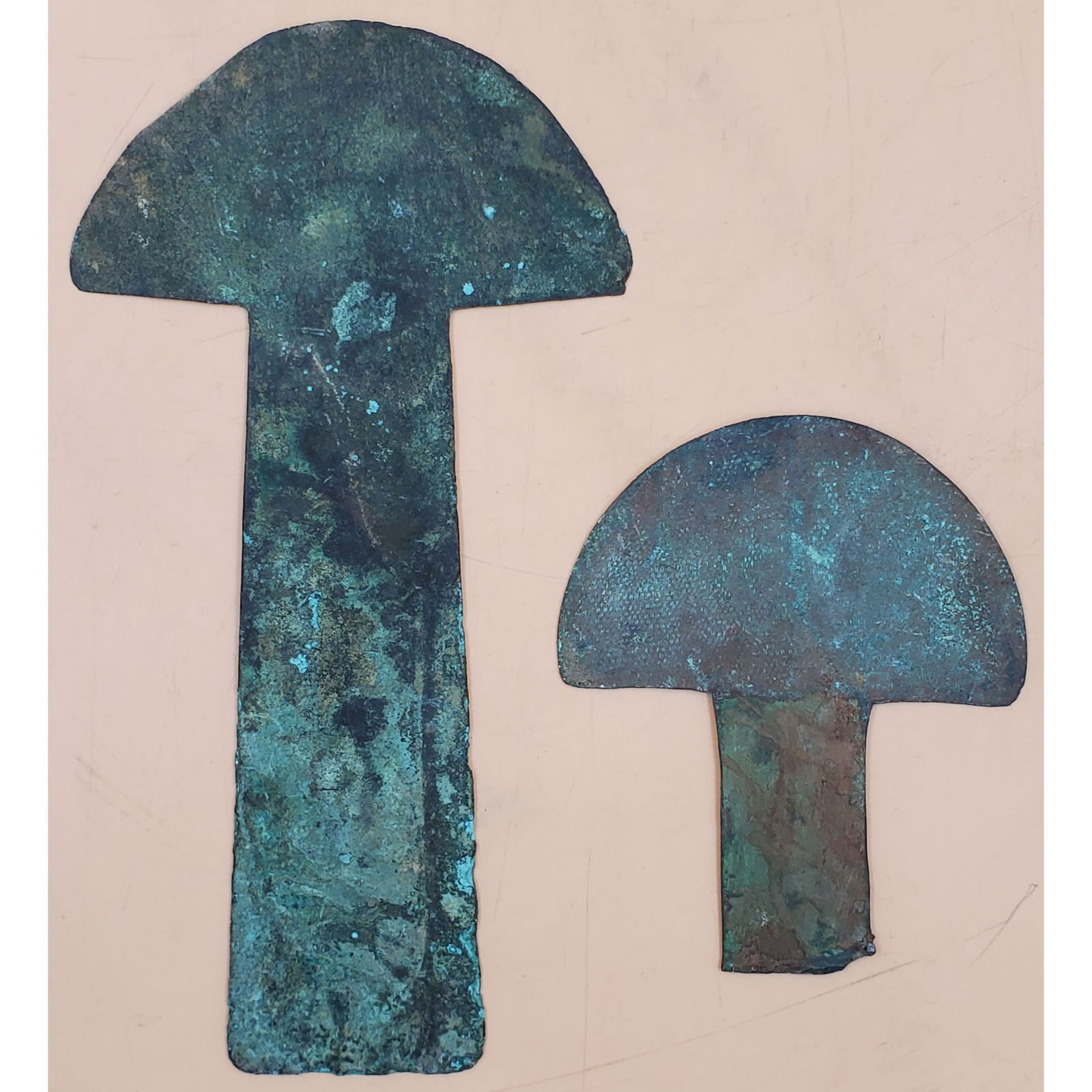 A Pair of Pre-Colombian Moche Copper Tumi (1 of 20)