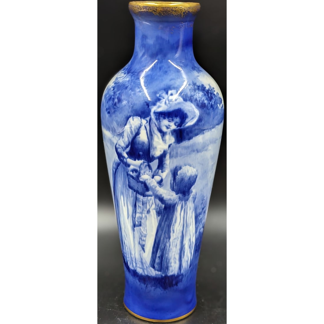Royal Doulton Blue And White Children Series Vase (1 of 16)