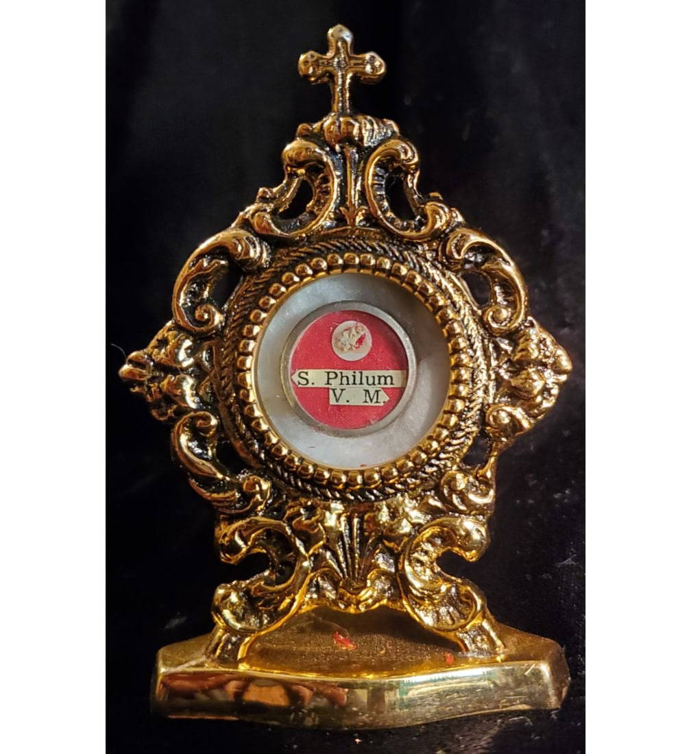 1st Class Relic Of Saint Philomena Auction