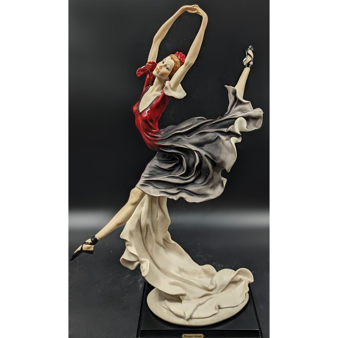 Giuseppe Armani Figurine: Limited Ed. 3351 / 10,000 Red Ballerina 503C With Original Box (1 of 12)