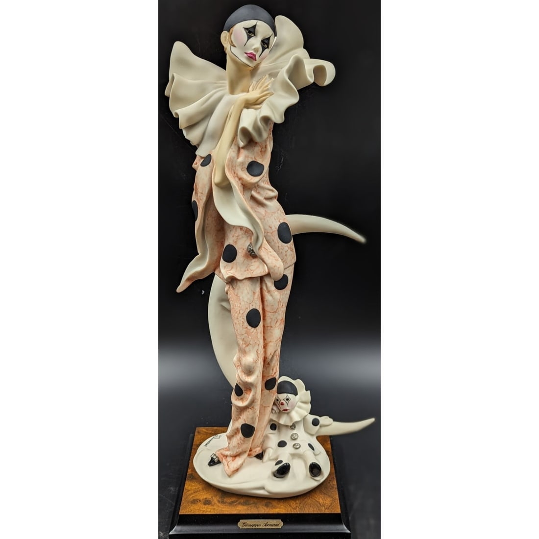 Giuseppe Armani Figurine: Limited Ed. 5060/7500 "Lady Pierrot With Doll" 741C With Original Box (1 of 15)