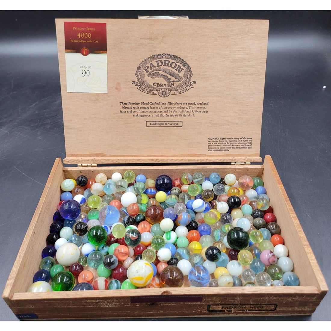 A Collection Of Vintage Marbles With Some Uranium Glass (1 of 15)