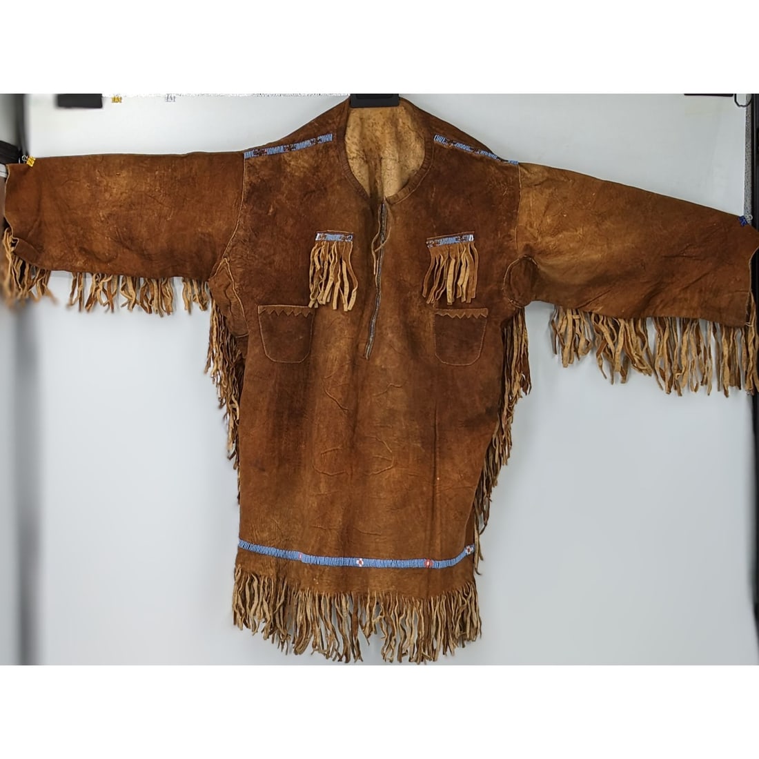 Vintage Northeastern U.S. / Canadian Native American Beaded Leather Coat (1 of 20)