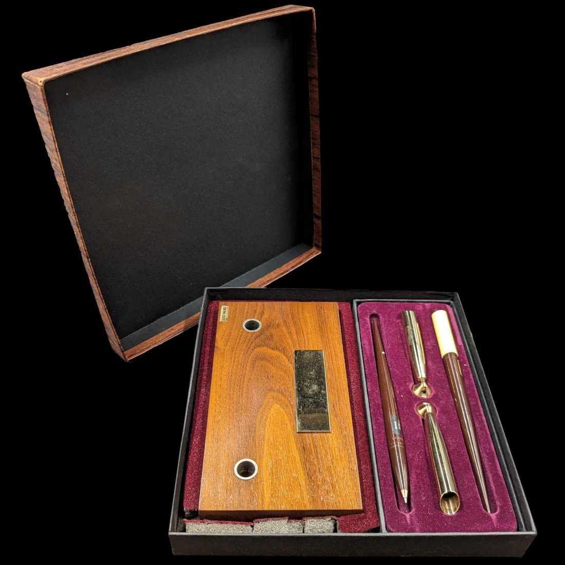 Vintage Unused Boxed White Dot Sheaffer 500 Triumph Cartridge Desk Pen Set With Original Box (1 of 12)