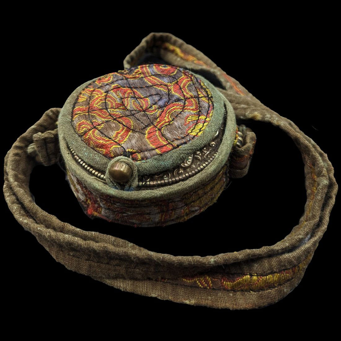 Fine Antique Tibetan Silver Traveling Shrine Gau (1 of 7)