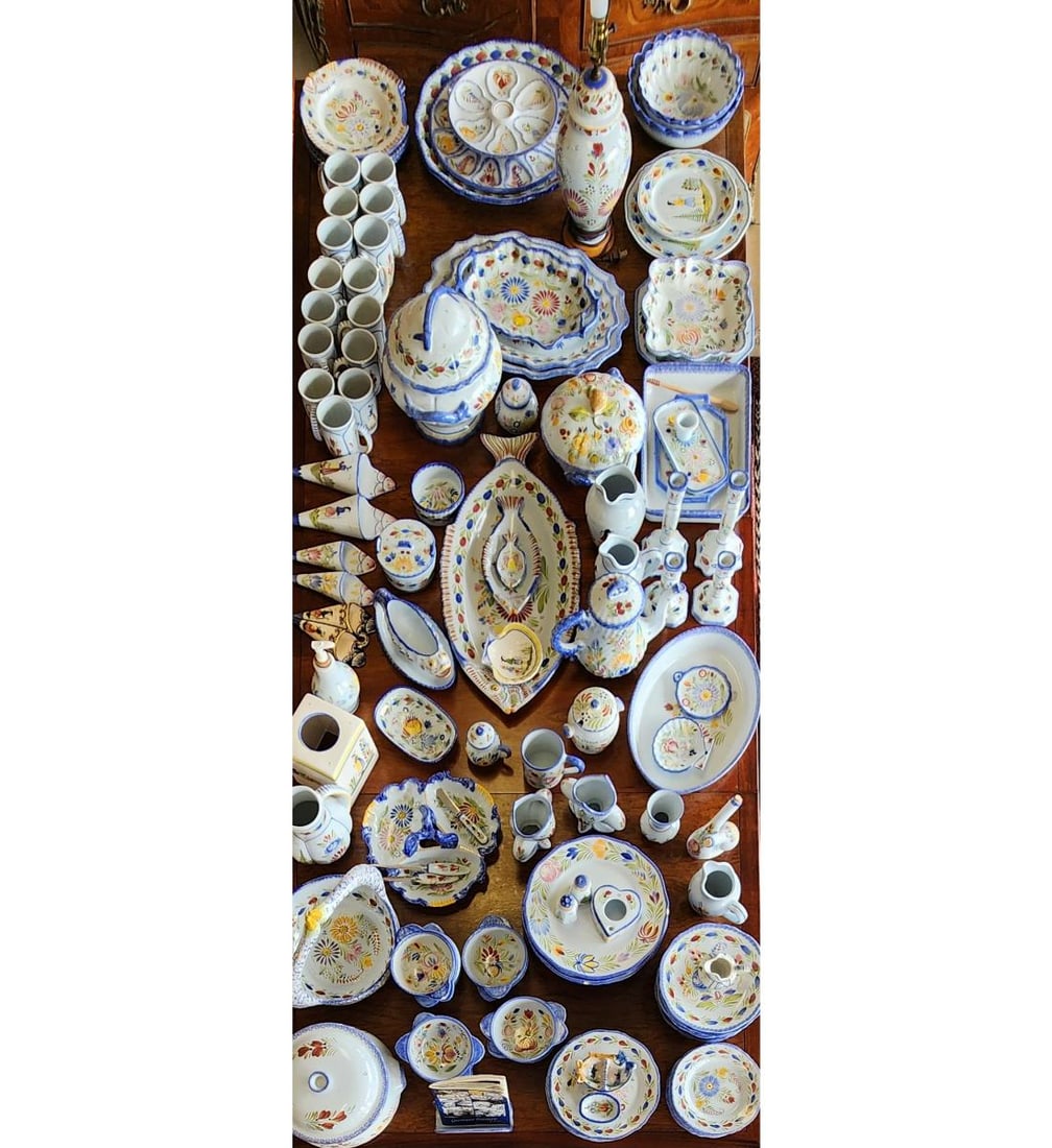 Huge lot of Quimper, 150 Plus Pieces (1 of 20)