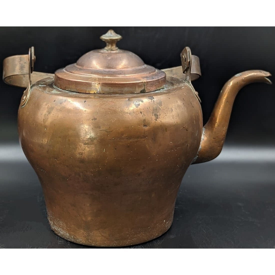 Huge Antique 19th Century Copper Kettle By An Unknown Maker (1 of 14)