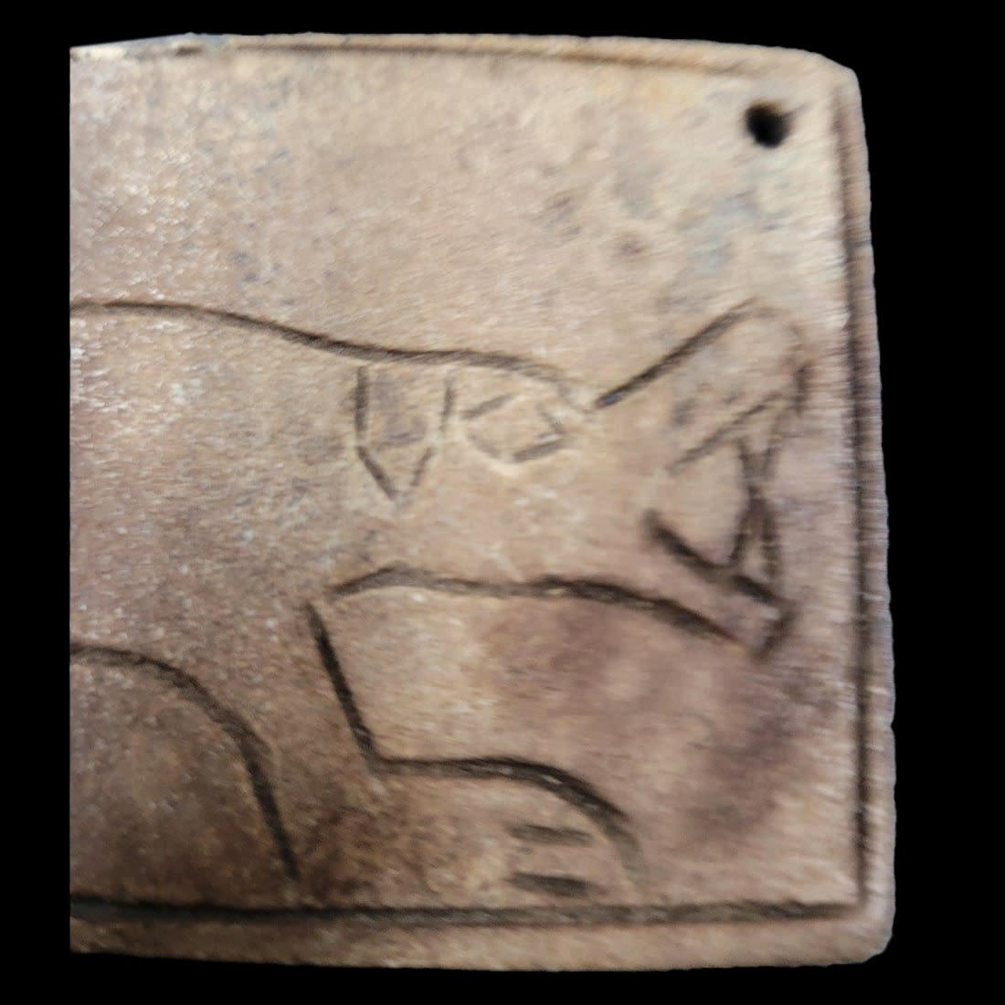 An Archaic Carved Stone Pendant Possibly Chinese (1 of 6)