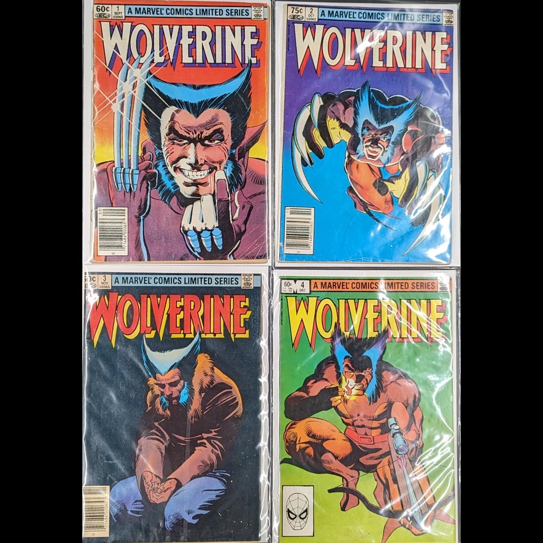 Marvel Wolverine Full Set Limited Comic Series, 1982 (1 of 7)