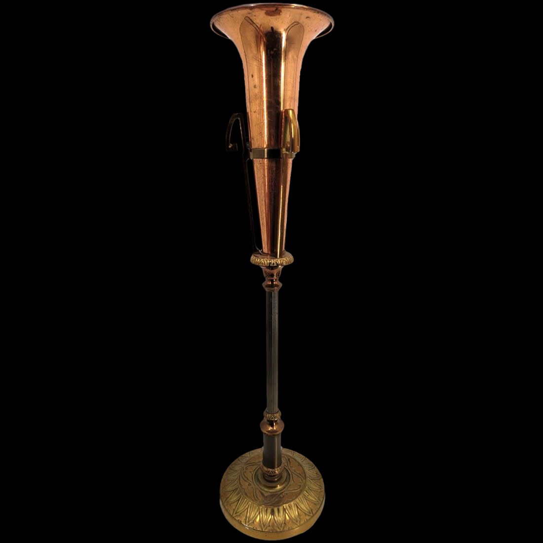 A Large Gilt Bronze And Copper Church Flower Vase (1 of 10)