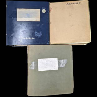 Lot Of 3 Early Large Three-Ring Binders Full Of Thousands Of Stamps: Lot Of 3 Early Large Three-Ring Binders Full Of Thousands Of Stamps. Each Volume Is Specialized To A Particular Topic Or Country. As Follows: A) Topic Is "Space " 35 Stock Sheets, Too Many Stamps To