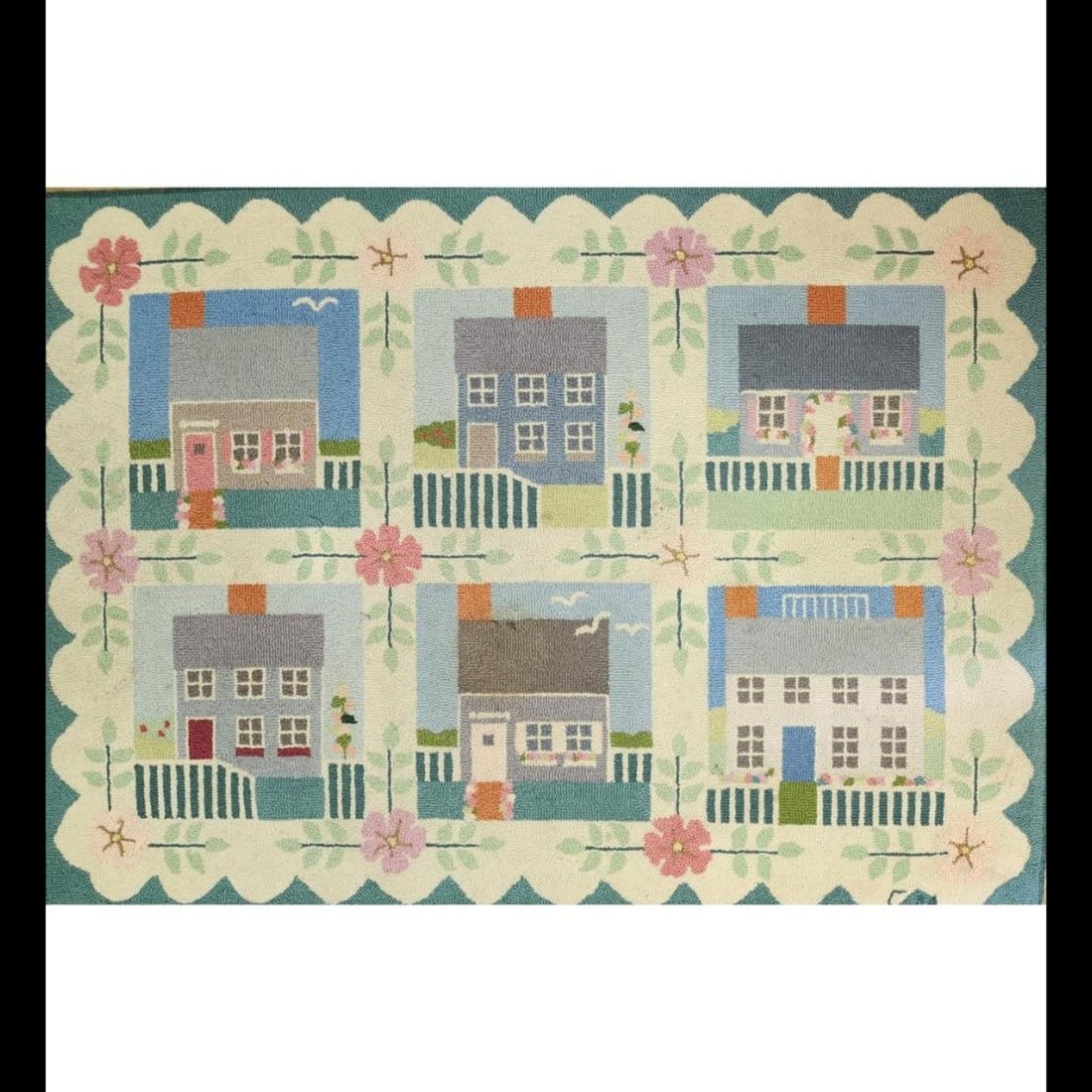 Vintage Claire Murray Hooked Rug 36" X 50" (1 of 10)