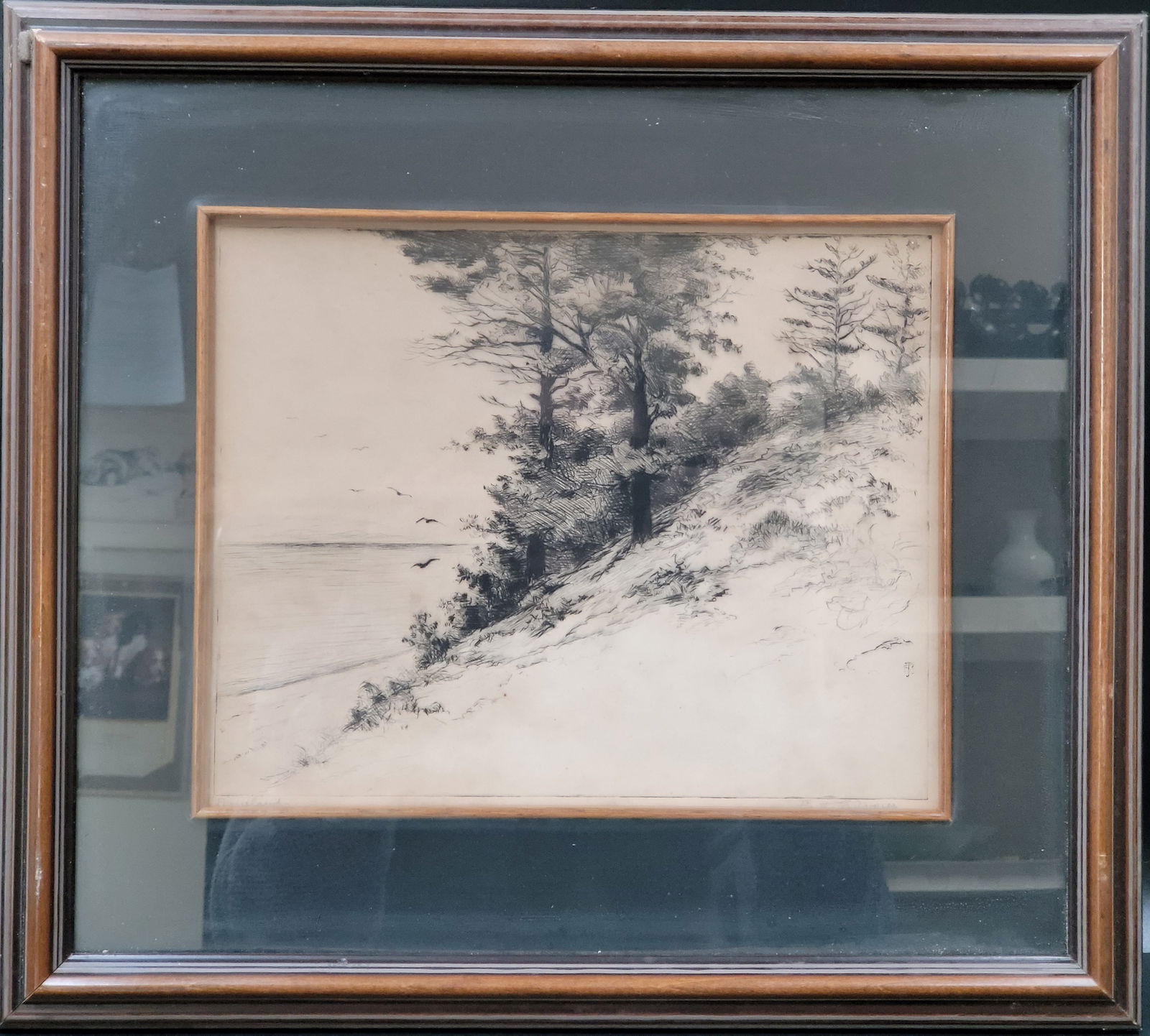 Signed Bertha B. Jacques Etching (1 of 8)